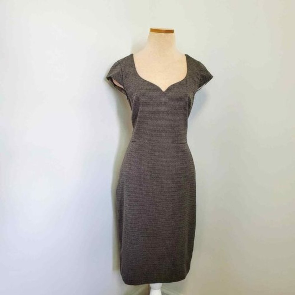 H&M Houndstooth Sheath Dress - 12